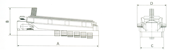 精細篩分機外形參數(shù)圖