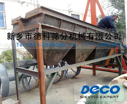 滾筒篩生產(chǎn)現(xiàn)場